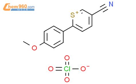 37750 21 3 Thiopyrylium 5 cyano 2 4 methoxyphenyl perchlorate化学式