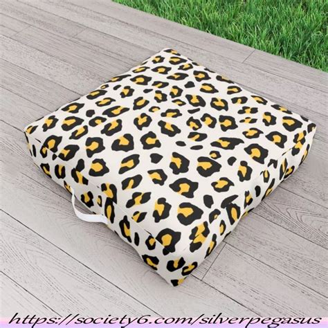 Silverpegasus Leopard Print Mustard Yellow Floor