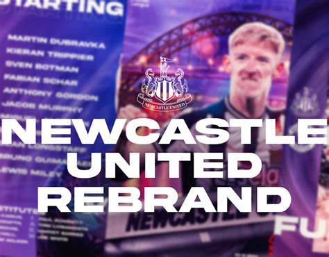 Newcastle United Social Media Rebrand Joeygrphx Behance