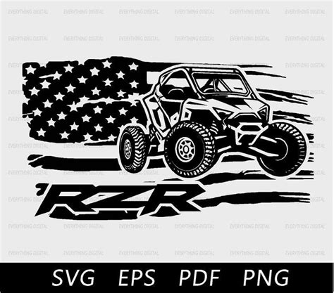 Polaris RZR svg eps pdf png sxs utv bundle svg RZR svg Etsy España