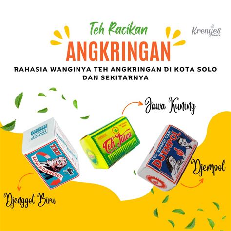 Jual Paket Teh Kombinasi Enak Djenggot Biru Jawa Kuning Djempol Racikan