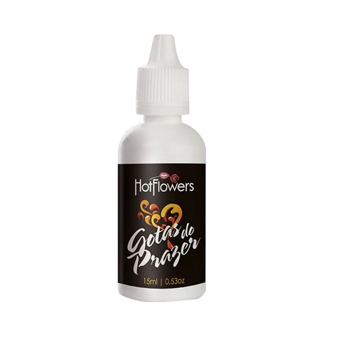 ÓLEO EXCITANTE GOTAS DO PRAZER 15ml HOT FLOWERS Distribuidora Hot