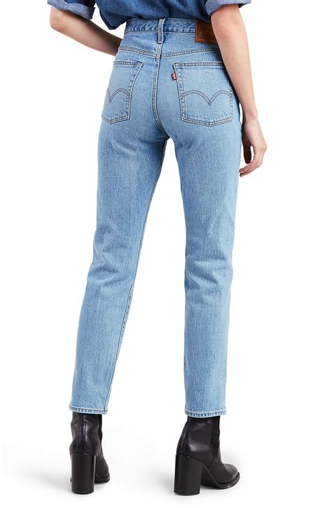 Levi S Denim Wedgie Icon Fit High Waist Ankle Jeans In Blue Save 60