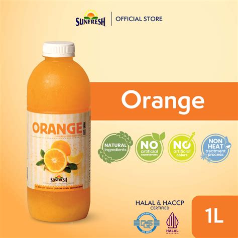 Jual Sunfresh Daily Orange Juice Liter Mengandung Vitamin C Jus