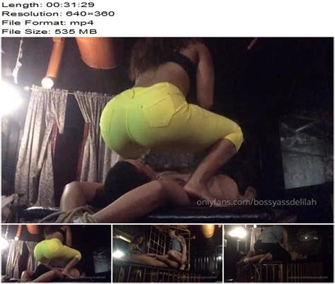 Bossy Delilah Double Face Sitting Ass Smothering Dual Domination