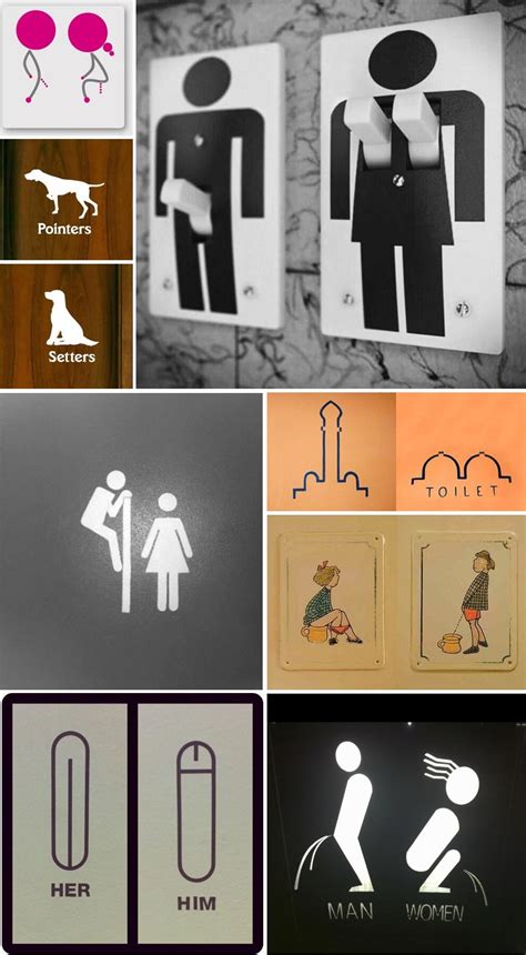 Creative Toilet Signs - Brown Ink Geelong, Ballarat, Torquay