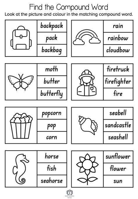 Read And Find The Compound Word Worksheet Worksheets Library