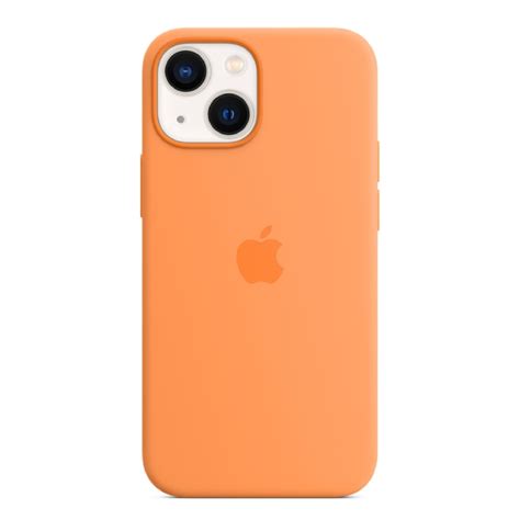 Apple Iphone Mini Silicone Case With Magsafe Marigold Price In