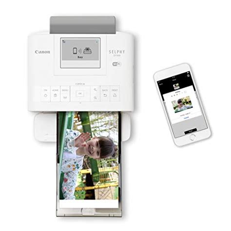 Canon Selphy Cp1300 Wireless Compact Photo Printer White Rp 108 Color Ink Paper Set 108