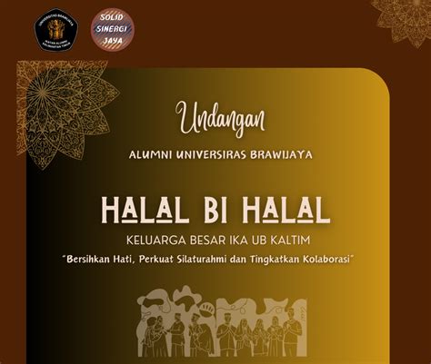 Halal Bi Halal Ika Ub Kaltim Ika Univ Brawijaya