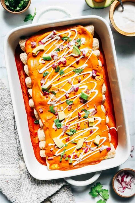 Vegan Pumpkin Black Bean Enchiladas Making Thyme For Health