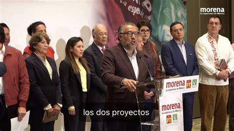 Morena va en alianza con PT y PVEM en Edomex con Delfina Gómez Paco Zea