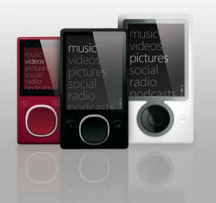 Zune El Nuevo Modelo Del Reproductor De Microsoft