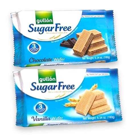 Gullon Sugar Free For Diabetic Chocolate Vanilla Wafer G Price For