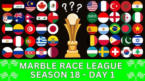 Marble Race League Season 18 DAY 1 Marble Race In Algodoo YouTube