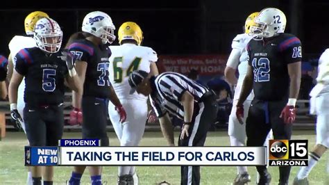 Moon Valley High School Takes Football Field After Losing Player Just A