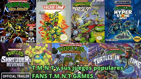 Especial Teenage Mutant Ninja Turtles Sus Juegos Mas Populares Y Fans T