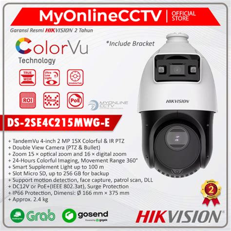 Promo Ds Se C Mwg E Hikvision Tandemvu Mp X Colorful Ir Ptz Ip