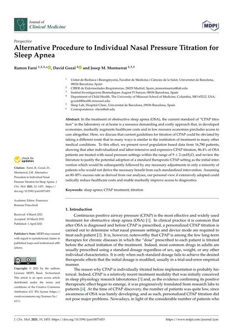 PDF Alternative Procedure To Individual Nasal Pressure DOKUMEN TIPS