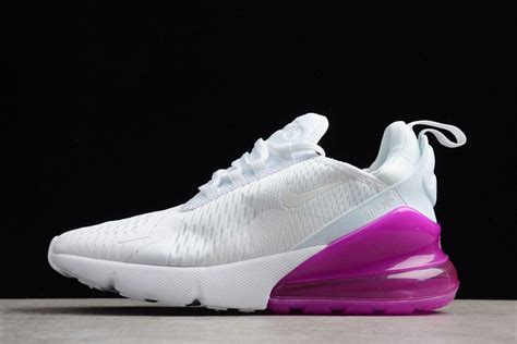 Womens Nike Air Max 270 White Purple - FavSole.com