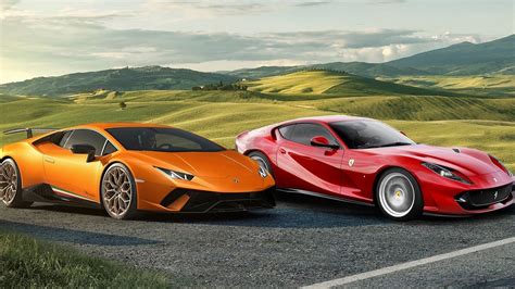 2017 Lamborghini Huracan Performante Vs 2018 Ferrari 812 Superfast