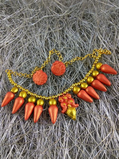 Craft Lab Multicolor Terracotta Necklace Set At Rs 520piece In