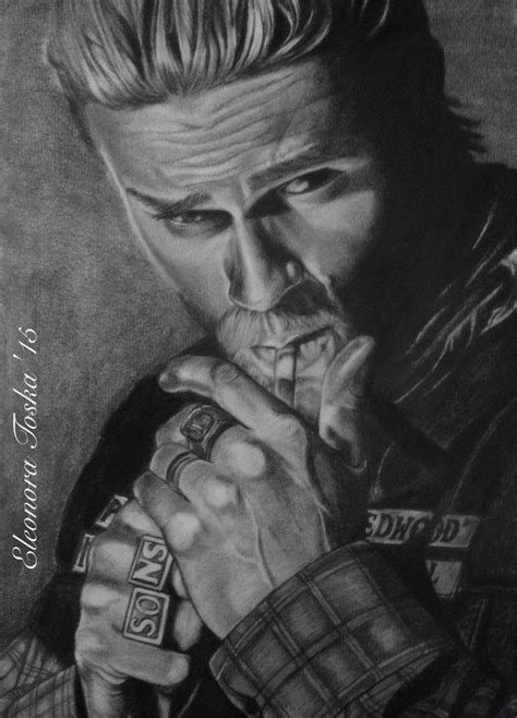 Jax Teller Pencil Drawing Jax Teller Tattoos Air Brush Painting