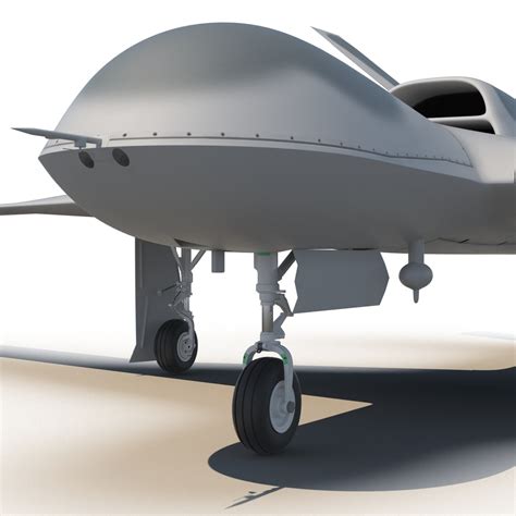 General Atomics Avenger Uav 3d 3ds