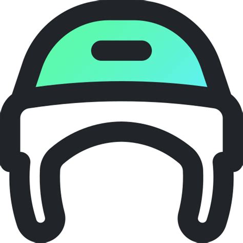 Hockey helmet Generic Lineal Color Gradient icon