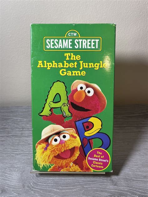 Sesame Street The Alphabet Jungle Game VHS 1998 Rare 74644936636 EBay