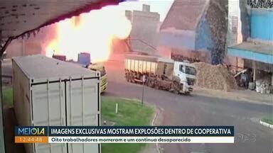 Meio Dia Paran Noroeste Imagens Exclusivas Mostram Explos Es