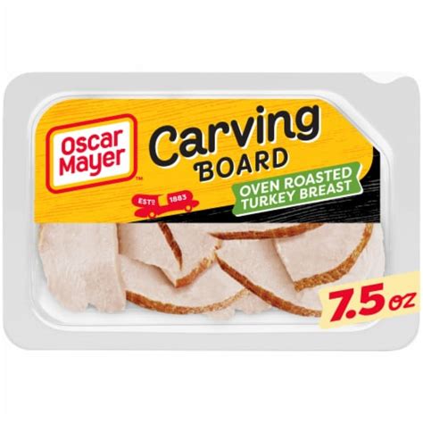 Oscar Mayer Carving Board Oven Roasted Deli Turkey Lunch Meat, 7.5 oz ...