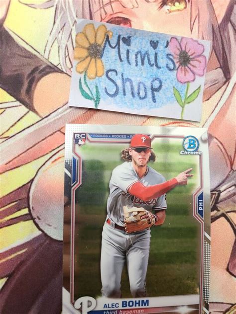 2021 Bowman Chrome Base 94 Alec Bohm Philadelphia Phillies Baseball