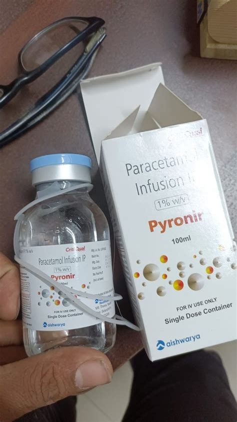 Paracetamol Infusion At Pcm Infusuon In Vadodara Id