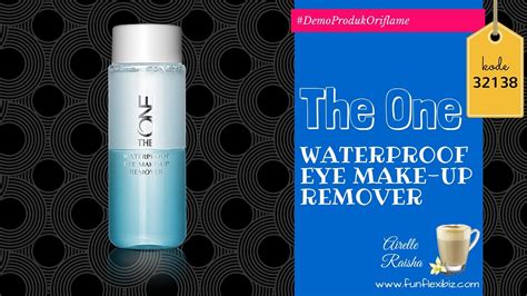 The One Waterproof Eye Make Up Remover Youtube