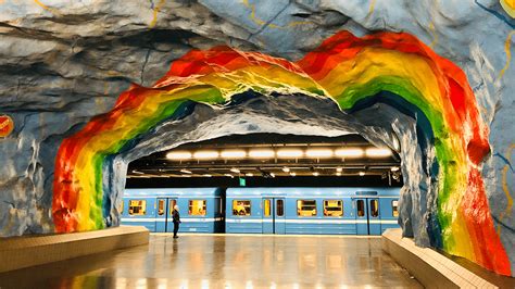 Stockholm’s Colourful Metro Stations Are Incredibly Beautiful - And They'd Look Great In Manchester