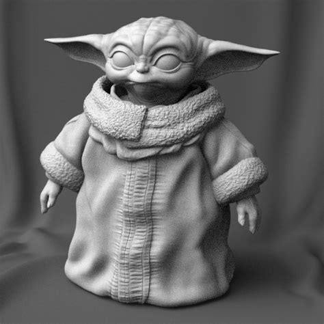 Archivo Stl Grogu Baby Yoda The Mandalorian Seriesmodelo Para