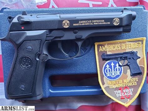 Armslist For Saletrade Beretta Americas Defender M9 92fs First