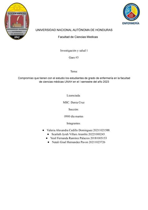 Compromiso Que Tienen Con El Estudio Los Estudiantes De Grado De