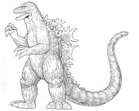 Godzilla Drawing At Getdrawings Free Download