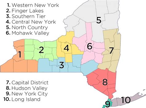 Mapa De Nueva York Turismoeeuu Distritos Población Imágenes