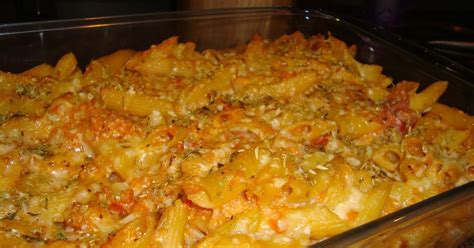 O Tempero da Nesita Macarrão gratinado presunto e requeijão