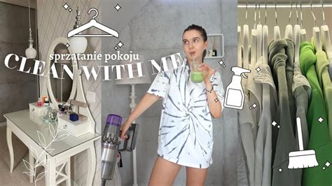 CLEAN WITH ME w wakacje sprzątanie pokoju YouTube