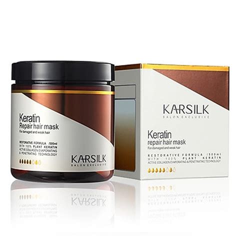 Kem hấp ủ Karsilk Keratin Repair hair mask phục hồi tóc hư tổn 800ml