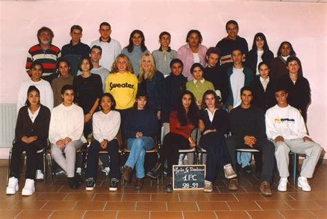 Photo De Classe Classe De 1er Année En Comptablité En Bac Pro De 1999