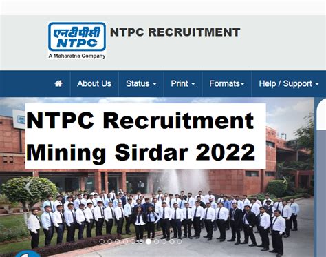 NTPC Recruitment Mining Sirdar 2022 GetResults