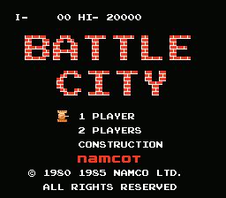 Screenshot Of Battle City Nes Mobygames