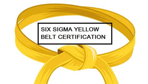 Lean Six Sigma Yellow Belt Logo