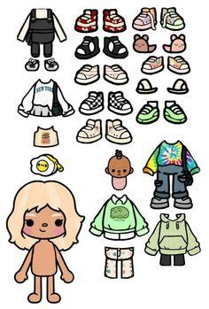 44 Toca Boca Doodles Ideas Paper Doll Template Paper Dolls Paper