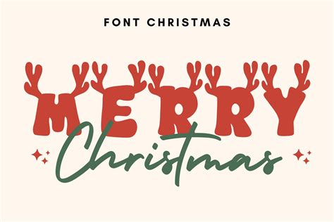 Christmas Reindeer Font By Komsanks · Creative Fabrica